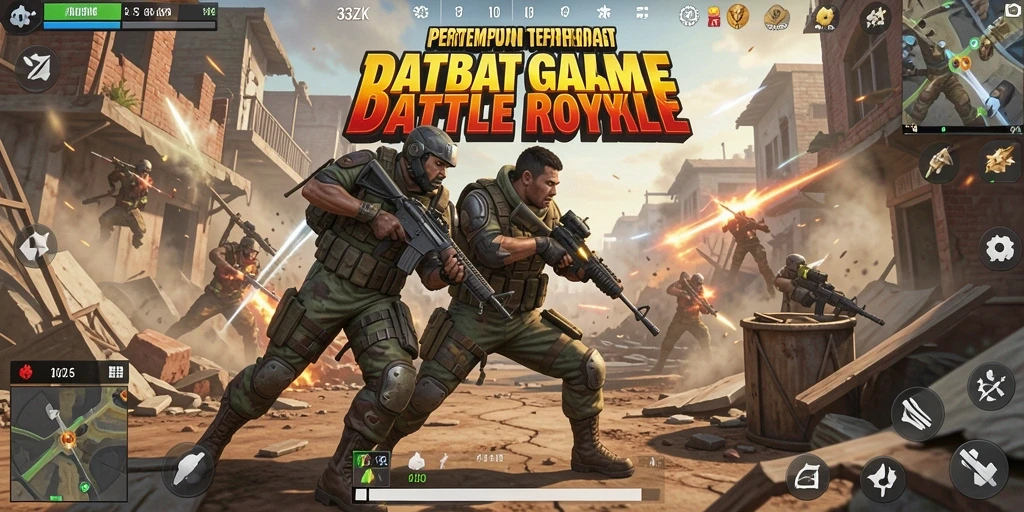 Gameplay seru dan strategi menarik dalam 33ZK Battle Royale.