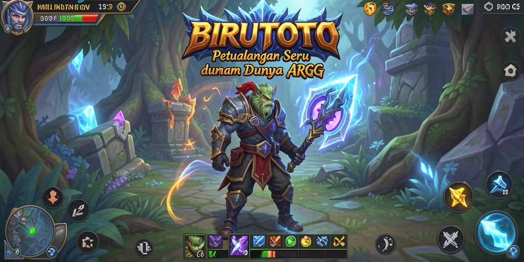 Tampilan menarik dari pertarungan di dunia fantasi BIRUTOTO.