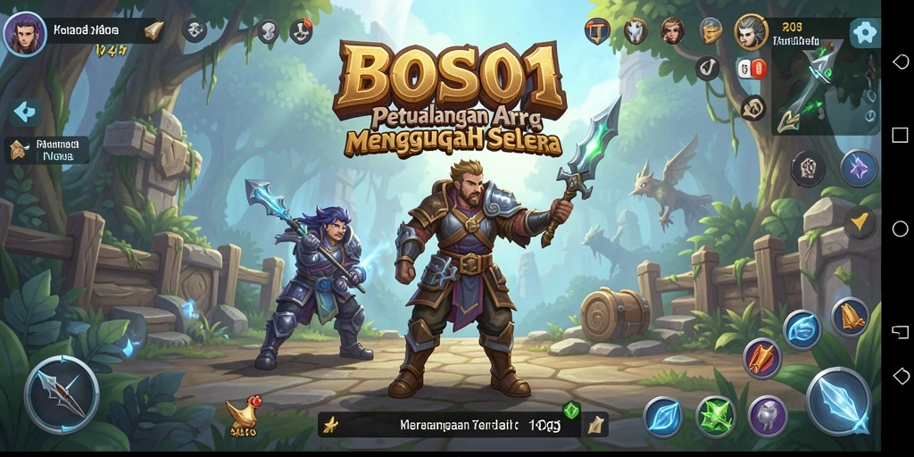 Tampilan seru pertarungan karakter ARPG di BOS01.