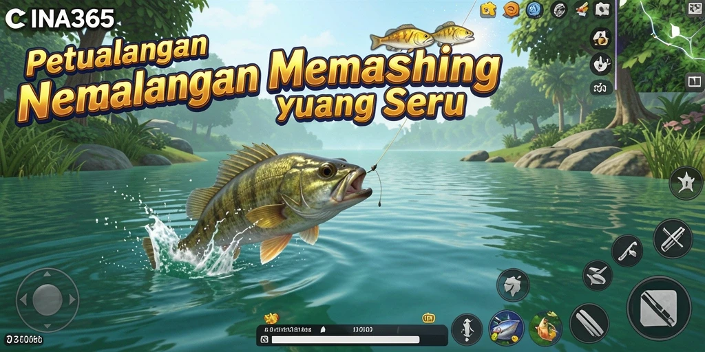 Tangkapan ikan mewah di CINA365 saat bermain.