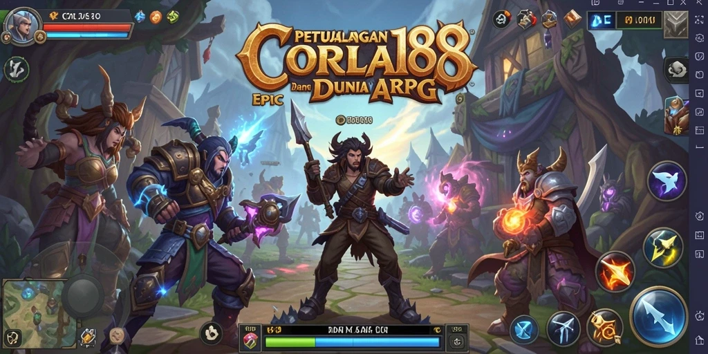 Screenshot gameplay <strong>CORLA188</strong> menampilkan pertarungan seru dengan grafis yang menawan.