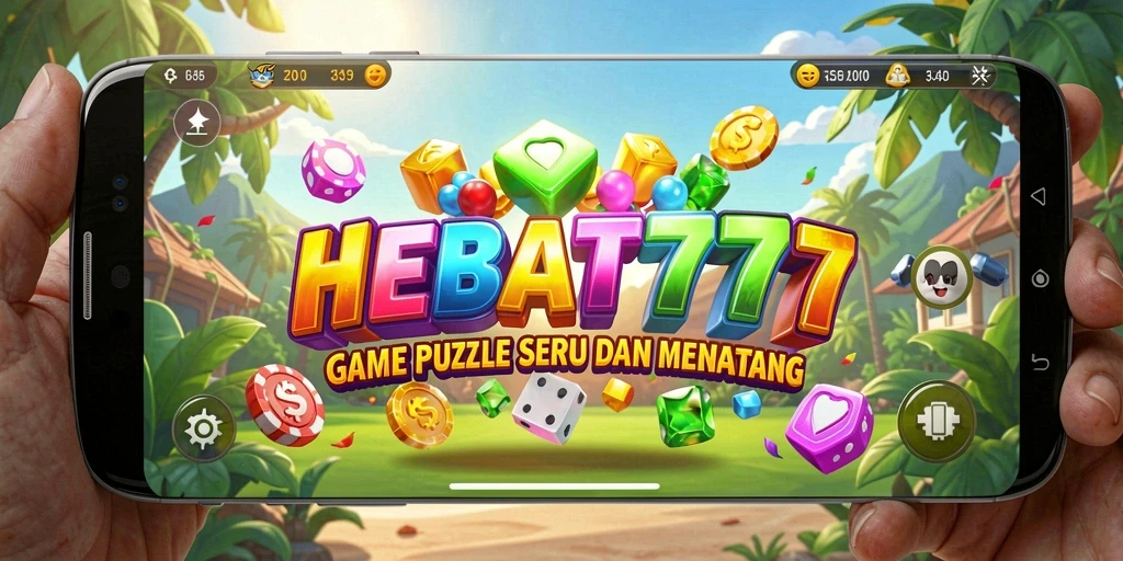 Screenshot gameplay HEBAT777 menampilkan berbagai tantangan Puzzle yang menarik.