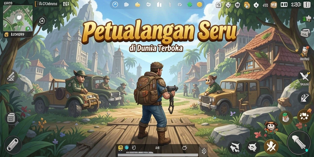 Tampilan gameplay Open World yang menarik dari IDR89.