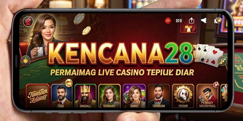 Tampilan gameplay KENCANA28 menampilkan keseruan permainan Live Casino.