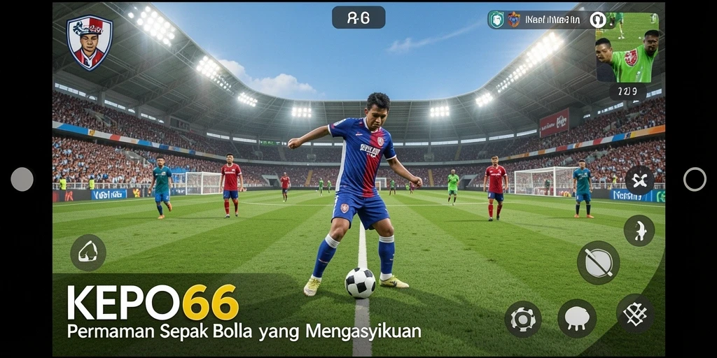 Tampilan gameplay seru dari KEPO66 saat bertanding di lapangan.