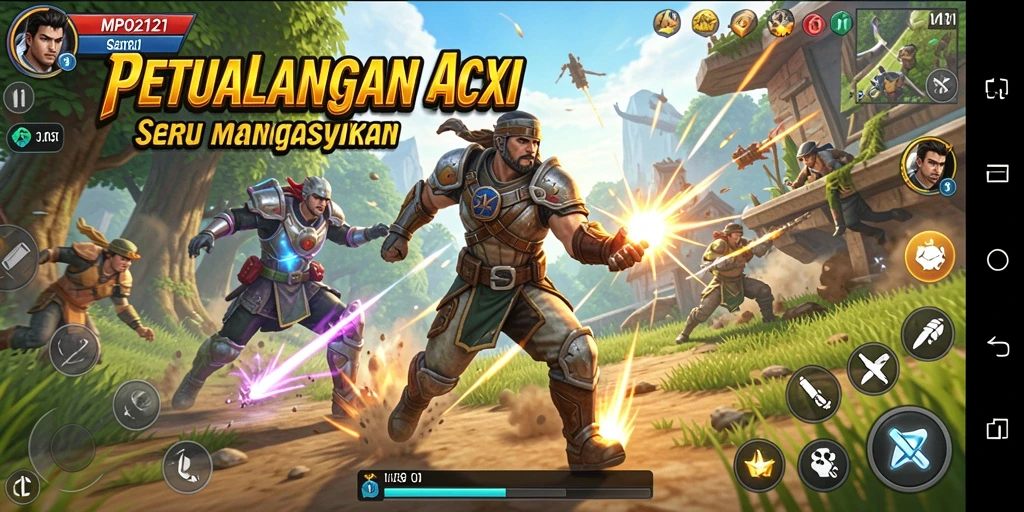 Gameplay mendebarkan dalam MPO2121 dengan aksi tanpa henti.