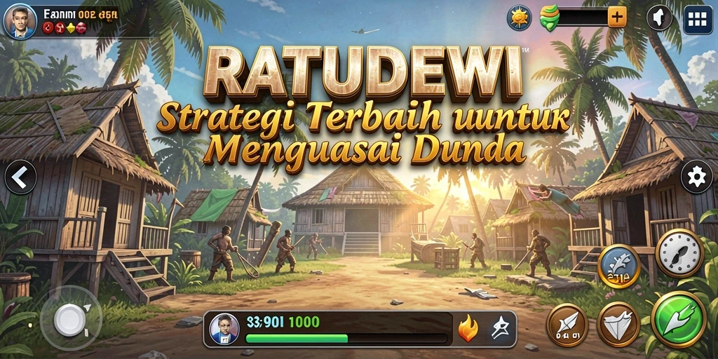Tampilan gameplay menarik dari RATUDEWI penuh strategi.