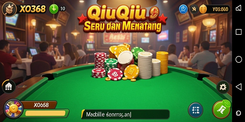 Gameplay seru QiuQiu di XO368 yang mengasyikkan.
